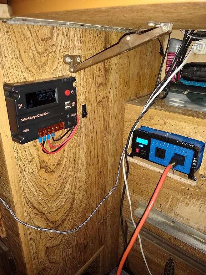PowerBright 3000 Watts Power Inverter 12V DC to 120V AC Converter for RV, Truck, Off-Grid Inverter, Easy to Install Car Inverter, Dual 110V AC Outlets - Installation Kit Included - ETL Approved