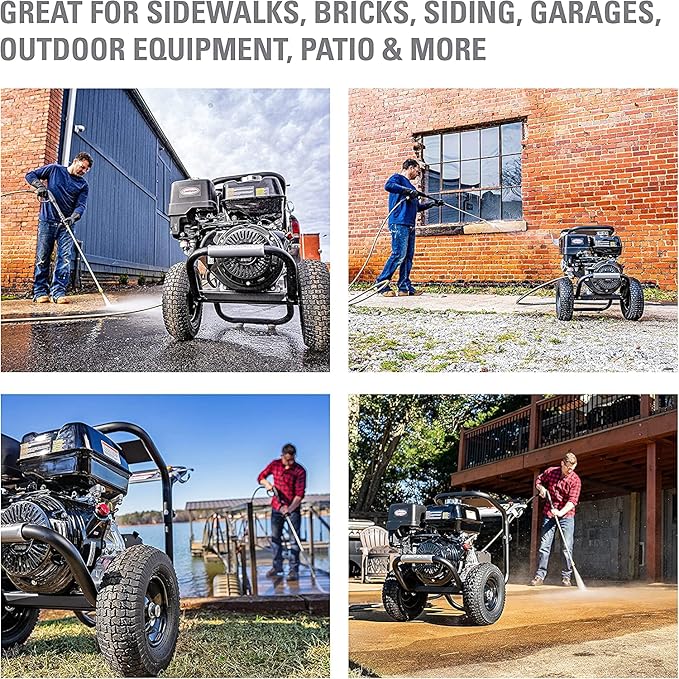 Simpson PS4240 PowerShot Gas Pressure Washer Powered by Honda GX390, 4200 PSI at 4.0 GPM, (49 State) 60456
