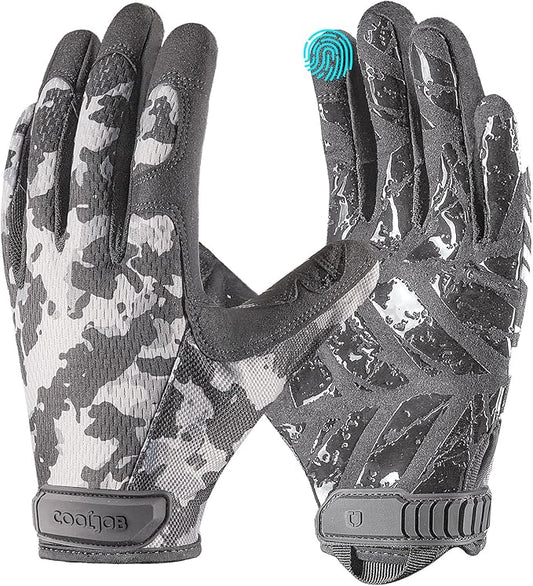 COOLJOB Touchscreen Utility Mechanic Safety Work Gloves For Men with Grip, Breathable, Ultra-Soft, Lightweight，S-XL