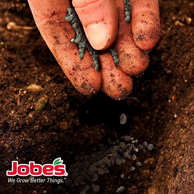 Jobe’s Organics Granular Fertilizer, Organic Fertilizer for Geraniums, Hibiscus, Daisies, and Other Perennial and Annual Plants, 4 lbs Bag