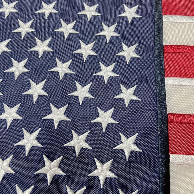 TOPFLAGS American Flag Garden Flag Embroidered Stars 12x18 Inch USA Small Flags for Yard US Flag Decor Outdoor