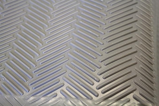 RHS Snow Melting Mat, Anti-Slip Walkway Herringbone Design, Color Gray, Outdoor Mat, Prevents ice Formation, Melts up to 2 inches of Snow per Hour, 120 Volts (30-inches x 4-feet)