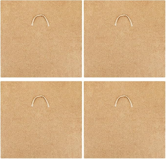 Zubebe 4 Pcs 2 ft x 2ft Worm Blanket Farm Kit Worm Bin Blanket Worms for Composting Fits Many Bin Bag for Keeping Worms Dark Moist Warm Outdoor Garden Compost Bin Farm Compost Factory