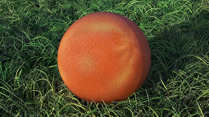 Lulu Decor, Size 14 Halloween Copper Glitter Stainless Steel Gazing Mirror Ball, Smooth Reflective Shiny Garden Decoration Globe, Thanksgiving and Halloween Decoration