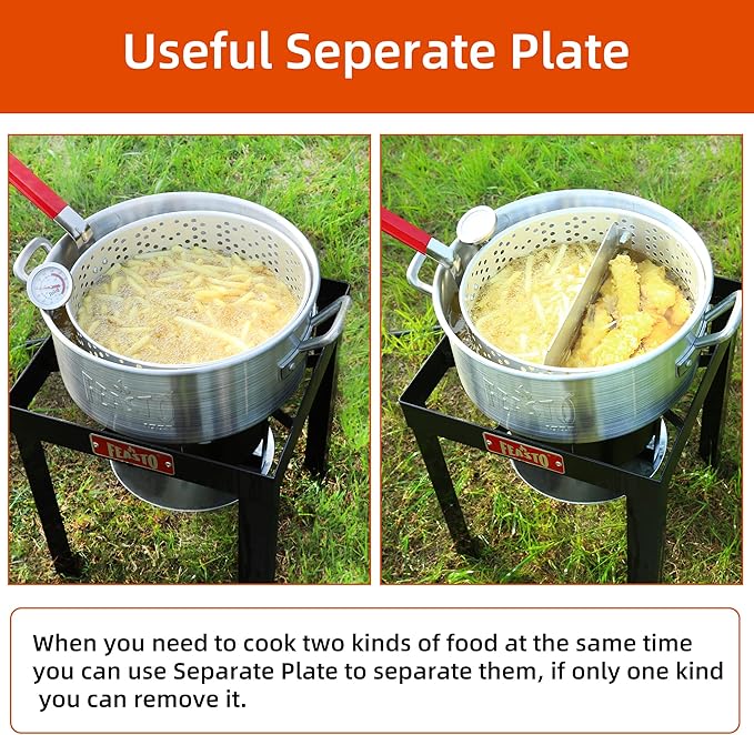 Outdoor Aluminum Fryer Pot (10 QT)