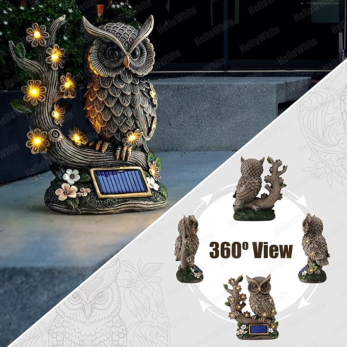 Solar Garden Decorations – Beautiful Outdoor Garden Statue for Yard Decor, Garden Decor & Outdoor Decor | Perfect Yard Art and Outdoor Statues for Garden Decor for Outside