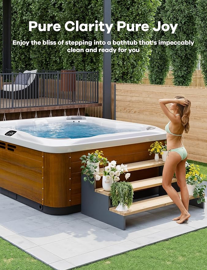 32 Oz Shock Oxidizer for Hot Tubs, Spa Chlorine-Free Shock Oxidizer, Suitable for All Spa & Hot Tubs Types