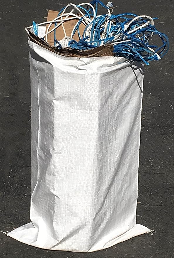 Sandbaggy Large Sandbags - Size: 25" x 40" - Thick Heavy Duty Contractor Bags, Heavy Duty Garbage Bags, Dumpster Bag, Construction Trash Bags, 6 mil (5000 Bags)