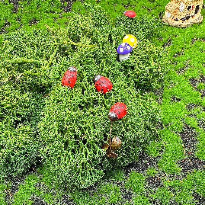 Cayway 83 PCS Fairy Garden Accessories Outdoor, Mixed Model Trees for DIY Craft Garden Decoration, SB-S571