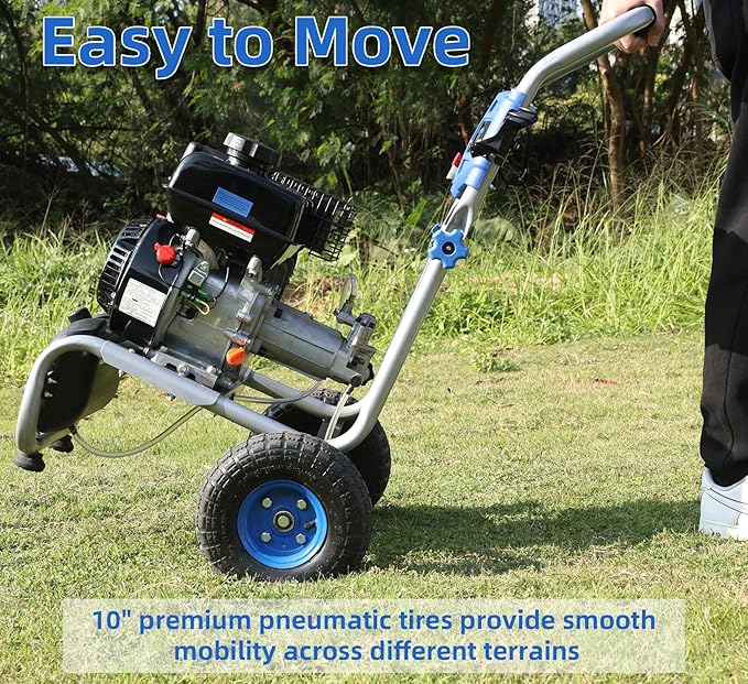 Gas Pressure Washer, 3500PSI Gas Power Washers 209CC 2.3GPM High Pressure Washers with 25FT Hose, 4 Quick-Connect Nozzles, Soap Tank, Axial Pump, Portable Pressure Washer Gas Powered for Car