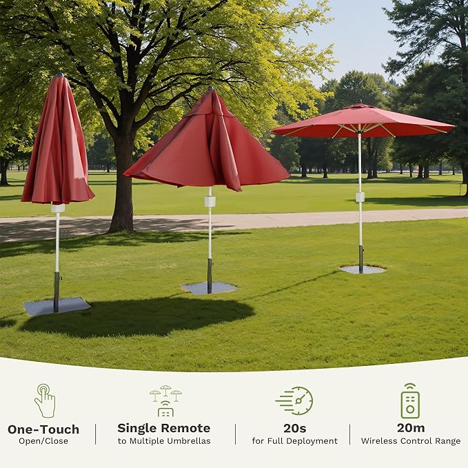 Patiowell Motorized Patio Umbrella