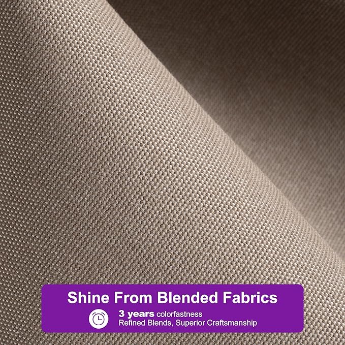 PURPLE LEAF 10 FT Outdoor Umbrella with Base Patio Cantilever Aluminum Umbrella with 3 Years Fade Resistance Recycled Fabric Offset Square with 360-degree Rotation for Deck Pool Garden, Ash Mocha