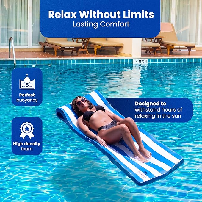 Cococabana 74 inch Foam Float for Pools & Lakes Vinyl Foam Pool Floats