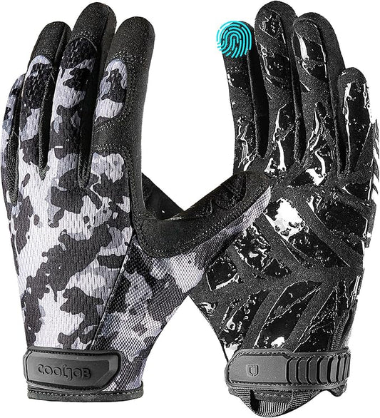 COOLJOB Touchscreen Utility Mechanic Safety Work Gloves For Men with Grip, Breathable, Ultra-Soft, Lightweight，S-XL