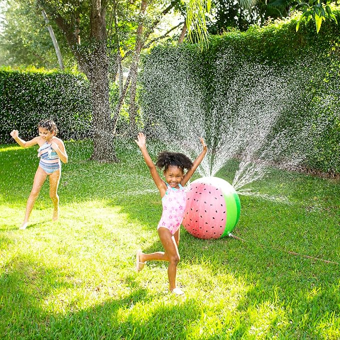 Poolcandy Giant Watermelon Beach Ball Sprinkler