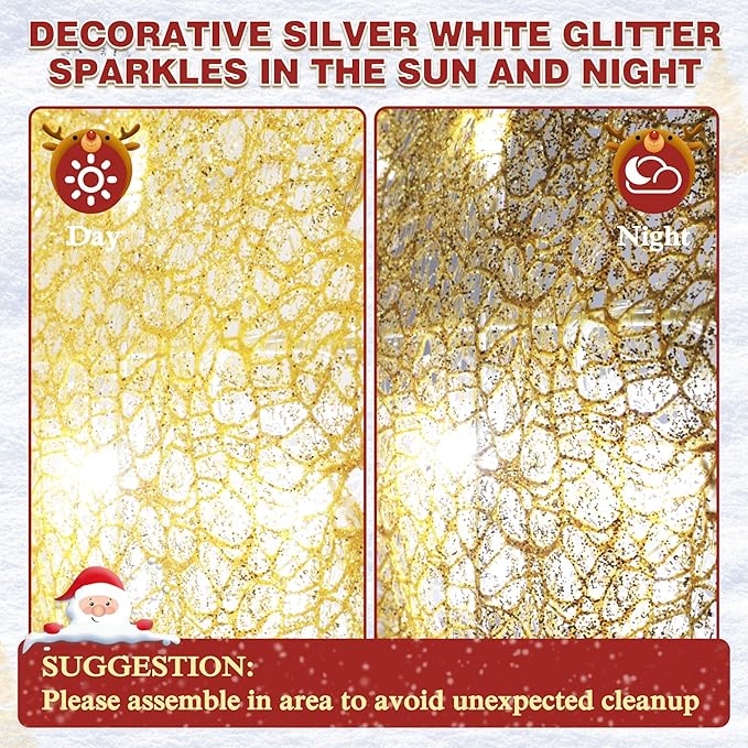 MUPATER 5ft Lighted Outdoor Christmas Decoration Nativity Scene, Lighted Christmas Yard Decor Nativity Set for Lawn and Home Holiday Party with Lights, Ground Stakes and Zip Ties, Multicolor